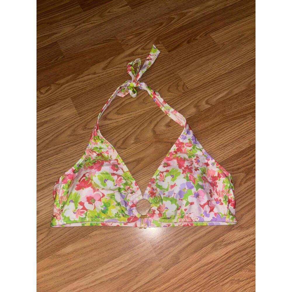 Shade & Shore Floral Bikini Top Size XL - Picture 2 of 6